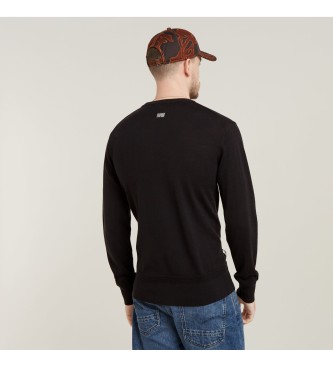 G-Star Maglione lavorato a maglia Premium Core nero