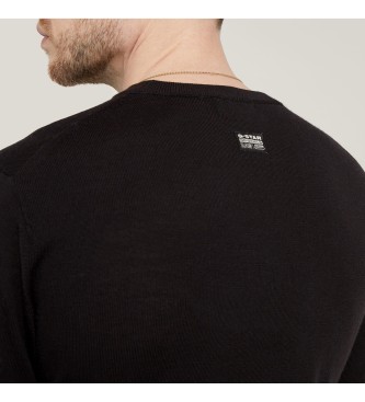 G-Star Maglione lavorato a maglia Premium Core nero