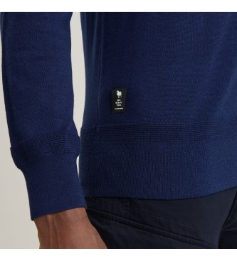 G-Star Premium Core Mock navy jumper