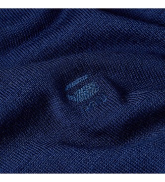 G-Star Premium Core Mock navy jumper