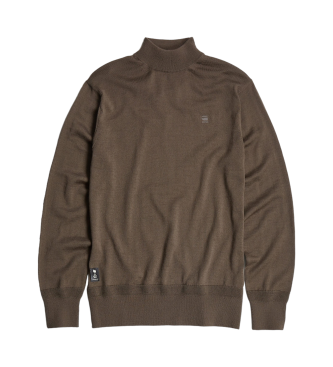 G-Star Premium Core Mock-Pullover braun