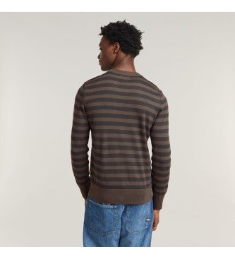 G-Star Stripe jumper grey