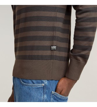 G-Star Stripe jumper grey