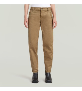 G-Star Brown Kate Boyfriend Chino Trousers