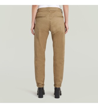 G-Star Brown Kate Boyfriend Chino Trousers