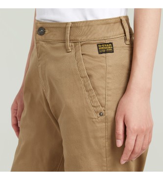 G-Star Brown Kate Boyfriend Chino Trousers