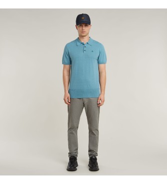 G-Star Knitted polo blue