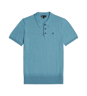 G-Star Knitted polo blue