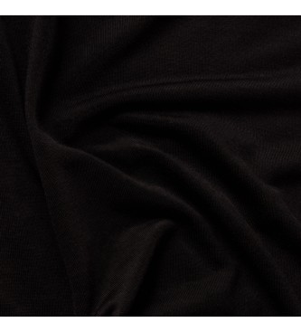 G-Star Slanke top met lage rug en 3/4 mouwen zwart
