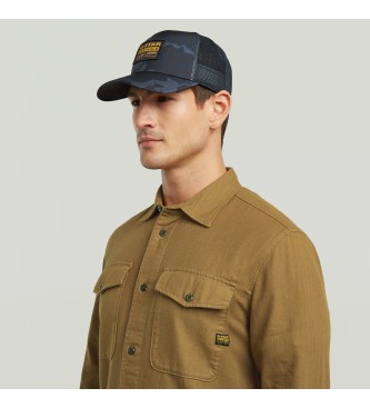 G-Star Chemise slim marine marron