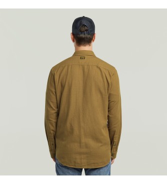G-Star Chemise slim marine marron