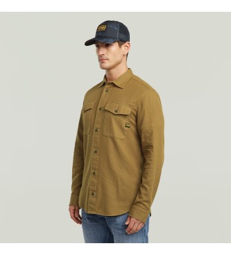 G-Star Chemise slim marine marron