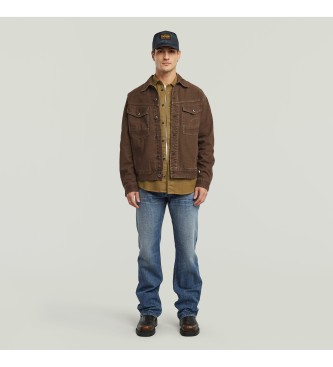G-Star Chemise slim marine marron