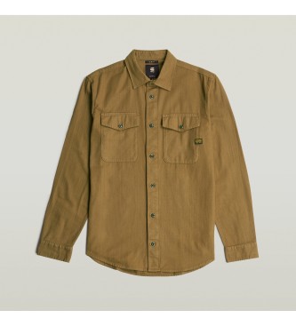 G-Star Chemise slim marine marron