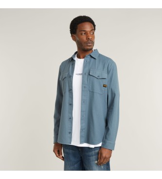 G-Star Marine Slim Shirt bleu