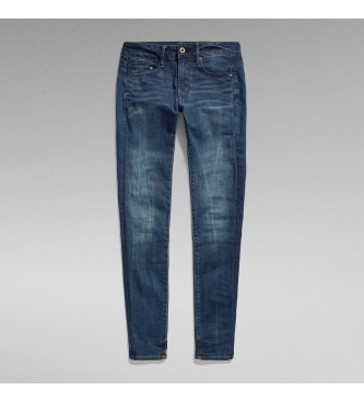 G-Star Jeans Midge Zip Mid-Waist Skinny azul