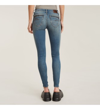G-Star Jeans skinny con cerniera centrale Blu