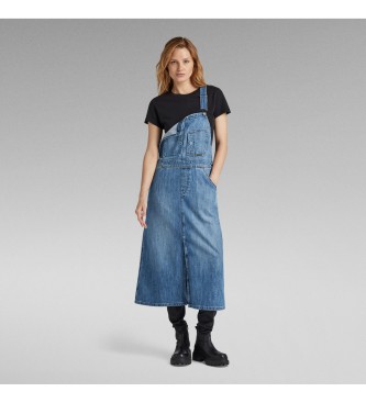 G-Star Blue midi dungarees