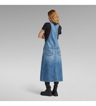 G-Star Blue midi dungarees