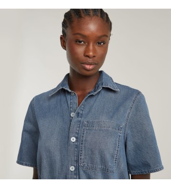 G-Star Korte jumpsuit Easy blauw