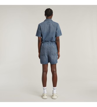 G-Star Korte jumpsuit Easy blauw