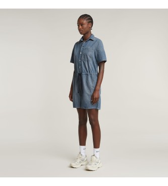 G-Star Korte jumpsuit Easy blauw