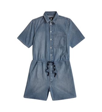 G-Star Korte jumpsuit Easy blauw