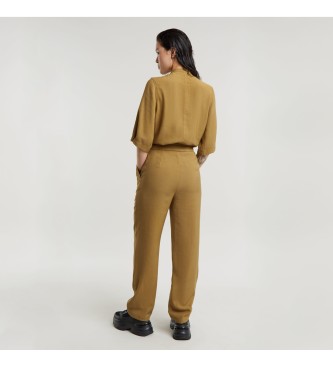 G-Star Brown Fluid overall