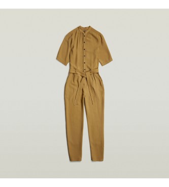 G-Star Brown Fluid overall