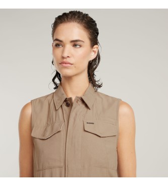 G-Star Sommerlicher taupefarbener Jumpsuit