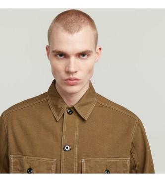 G-Star Brown Mosa overshirt