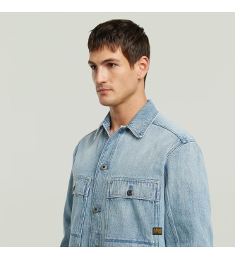 G-Star Mosa overshirt light blue