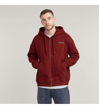 G-Star Sweatshirt Multi zip red