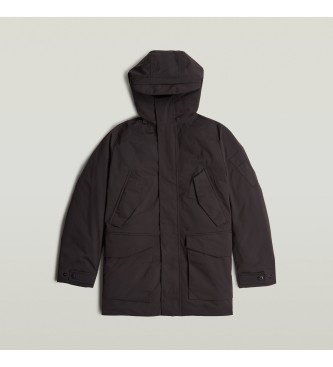 G-Star Parka z wieloma kieszeniami czarna