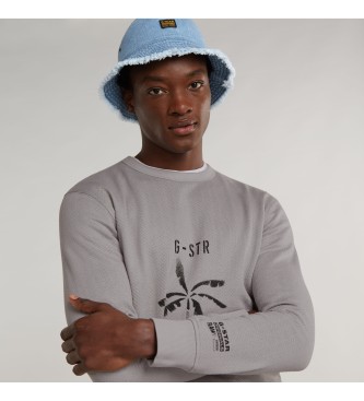 G-Star Sweatshirt Musa Pochoir gris