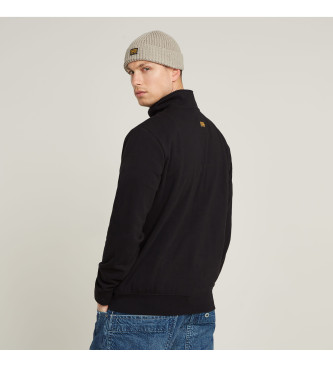 G-Star Felpa con mezza zip Nifous nera