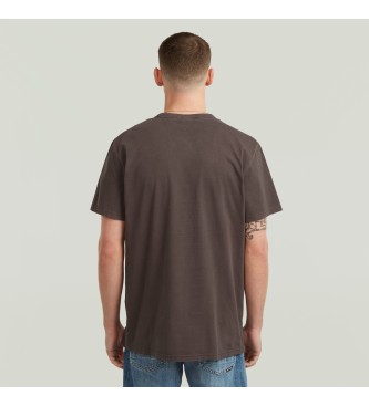 G-Star Camiseta Nifous Ribbed marrn