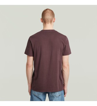 G-Star Camiseta Nifous Ribbed marrn claro