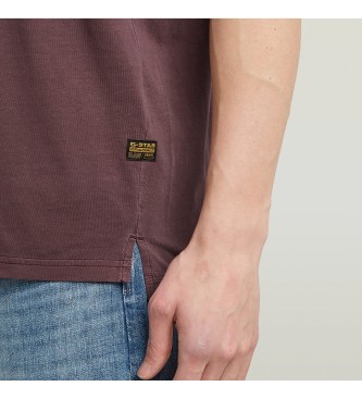 G-Star Camiseta Nifous Ribbed marrn claro