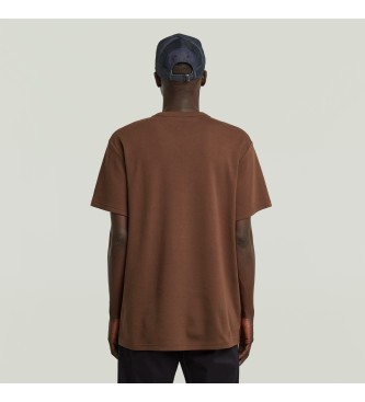 G-Star T-shirt Nifous castanha