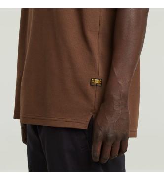G-Star T-shirt Nifous castanha