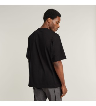 G-Star Old skool logo boxy t-shirt noir