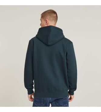 G-Star Sweat  capuche avec logo Old Skool marine