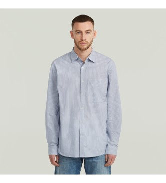 G-Star Chemise  une poche bleue