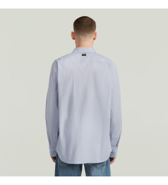 G-Star Chemise  une poche bleue