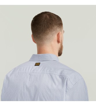 G-Star Chemise  une poche bleue