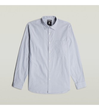 G-Star Chemise  une poche bleue