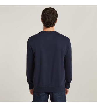 G-Star Originals navy sweatshirt med logo