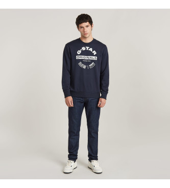 G-Star Original Logo-Sweatshirt navy