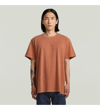 G-Star T-shirt surdimensionn  empicement central marron
